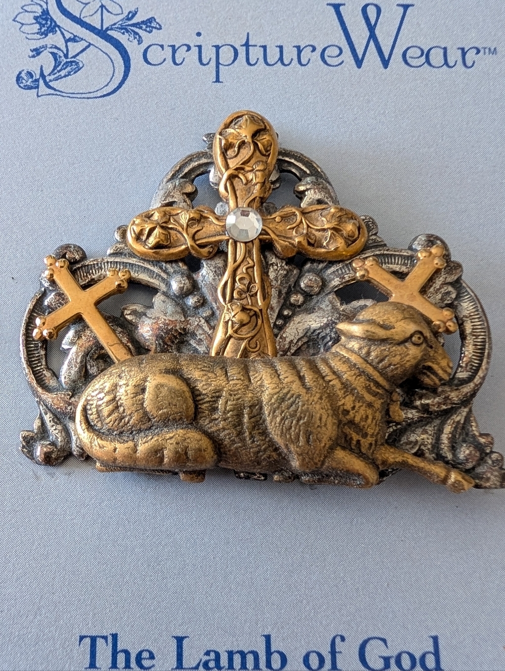 ScriptureWear " Lamb Of God," Brooch